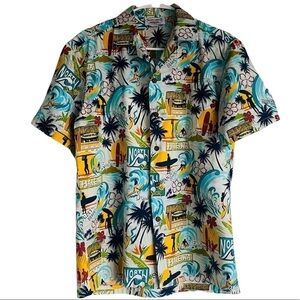 Vtg 80’s North Shore Pacific Legend Apparel Hawaiian Aloha Shirt Men Med…